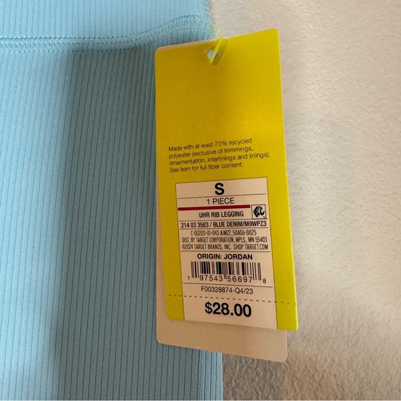 New All In Motion Ultra High-Rise Rib Leggings Woman’s Size Small in Blue - Picture 4 of 14